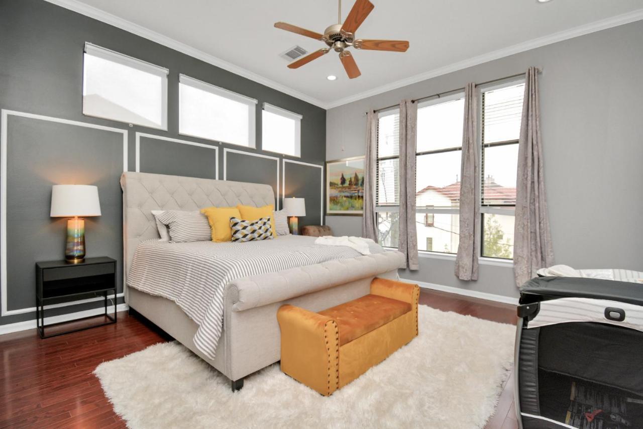 3Br 3Ba Upscale Luxury Home In The Heights Houston Extérieur photo